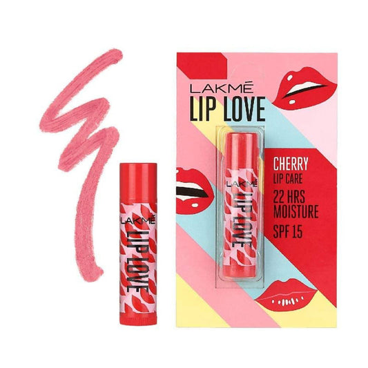 Lakme Lip Love Chapstick, Spf15 - Cherry