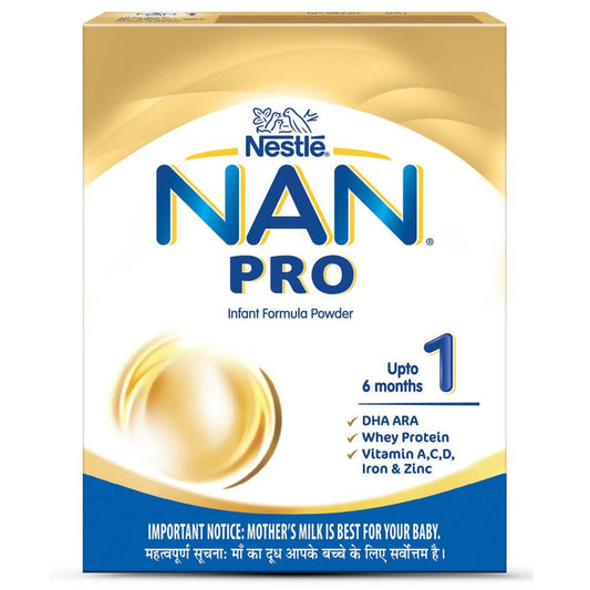 Nestle Nan Pro 1 Infant Formula Powder Upto 6 months Stage 1 - 400 gm
