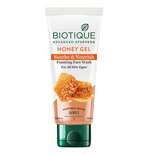 Biotique Advanced Ayurveda Bio Honey Gel Refreshing Foaming Face Wash - 100 ml