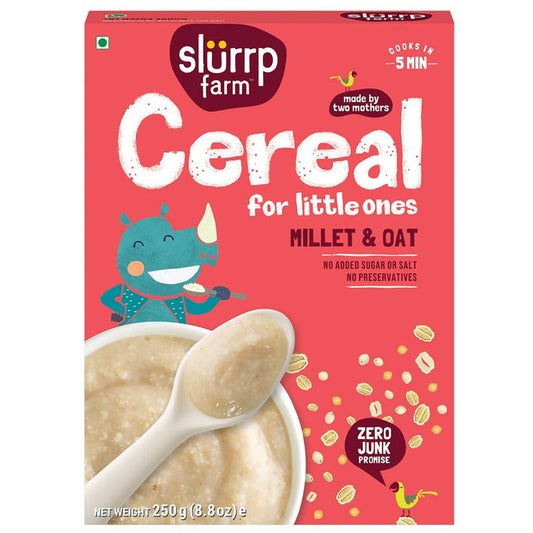 Slurrp Farm Millet & Oat Cereal for Little Ones - 250 gm