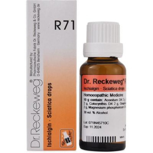 Dr. Reckeweg R71 Ischialgin - Sciatica Drops - 22 ml