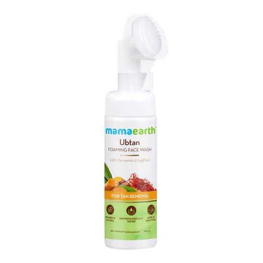 Mamaearth Ubtan Foaming Face Wash for Tan Removal