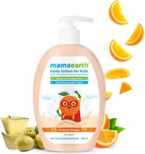 Mamaearth Original Orange Body Lotion For Kids With Orange & Shea Butter - 400 ml