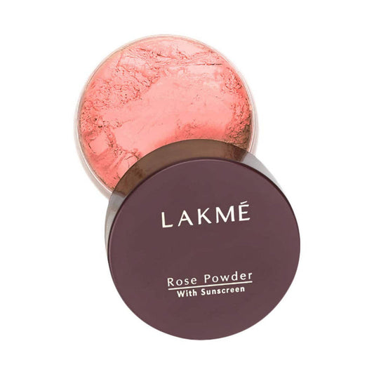 Lakme Rose Face Powder With Sunscreen - Warm Pink - 40 Gm