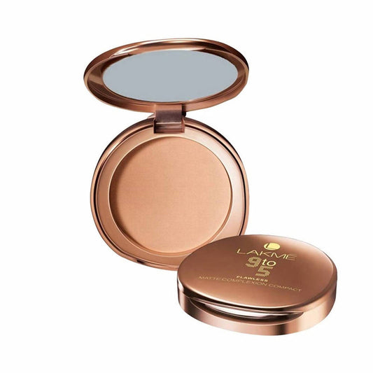 Lakme 9 To 5 Flawless Matte Complexion Compact - Almond - Almond
