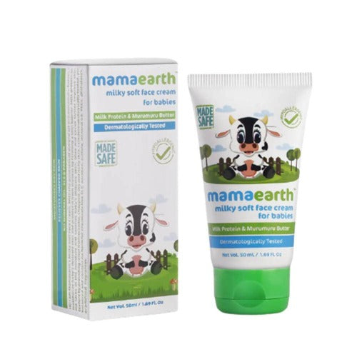 Mamaearth Milky Soft Face Cream For Kids - 60 gm