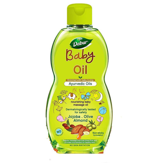 Dabur Baby Oil Enriched With Baby Loving Ayurvedic Oils - 200 ml