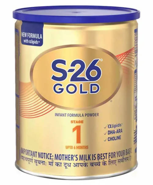 S-26 Gold Infant Formula Powder Upto 6 Months Stage 1 - 400 gm
