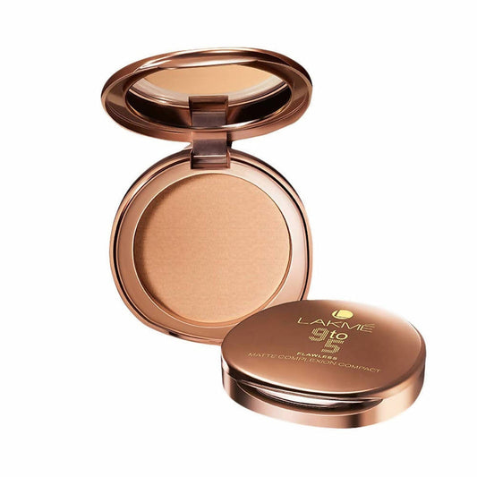Lakme 9 To 5 Flawless Matte Complexion Compact - Melon - Melon