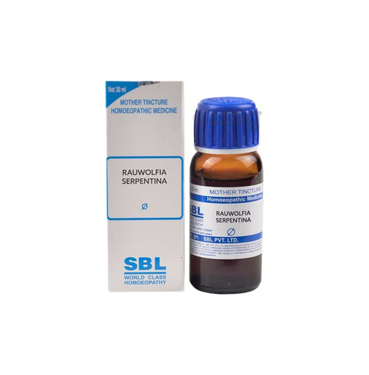 SBL Homeopathy Rauwolfia Serpentina Mother Tincture Q - 30 ml