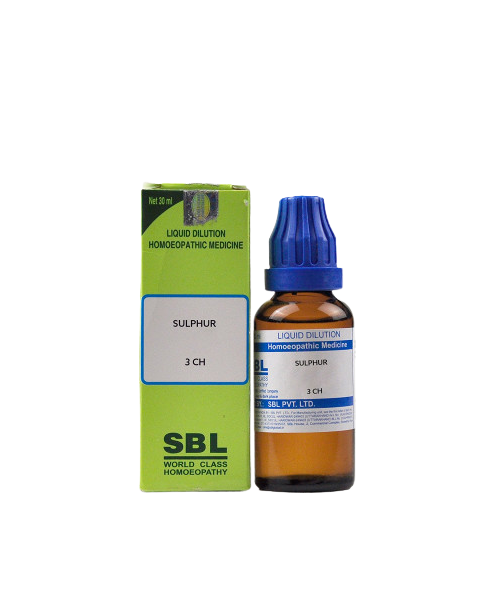 SBL Homeopathy Sulphur Dilution