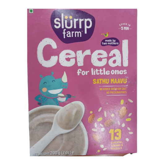 Slurrp Farm Sathu Maavu Cereal For Little Ones - 200 gm