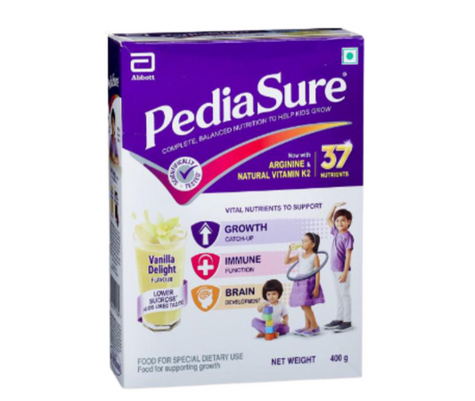 PediaSure Health and Nutrition Drink Powder for Kids Growth (Vanilla) - 400 gm