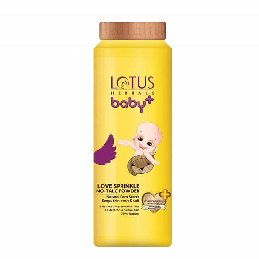 Lotus Herbals Baby+ Love Sprinkle No-Talc Powder - 100 Gm