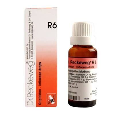 Dr. Reckeweg R6 Gripfektan - Influenza Drops - 22 ml