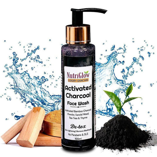 NutriGlow Activated Charcoal Face Wash