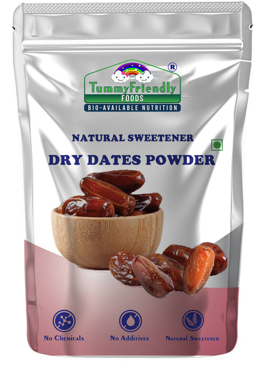 TummyFriendly Foods Dry Dates Powder from Premium Arabian Dates, Kharek Powder Cereal - 300 gm