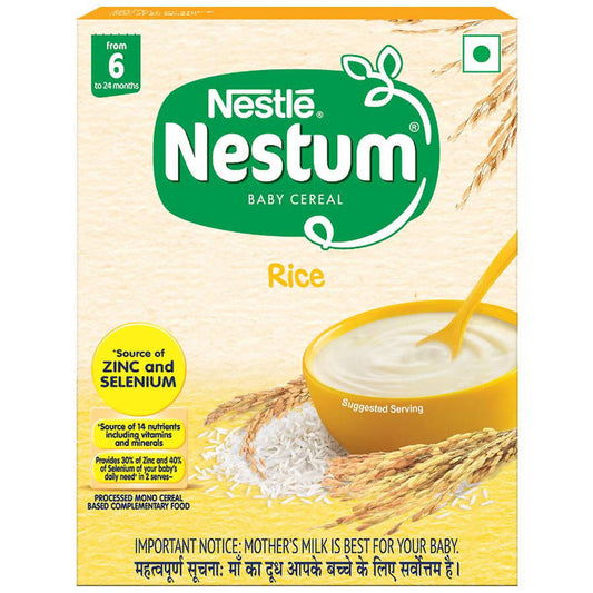 Nestle Nestum Baby Cereal - Rice, From 6-24 Months - 300 gm