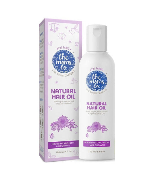 The Moms Co Natural Baby Hair Oil - 100 Ml
