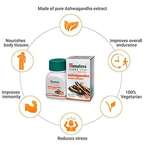 Himalaya Ashvagandha Tablets - General Wellness - Amazon Abroad
