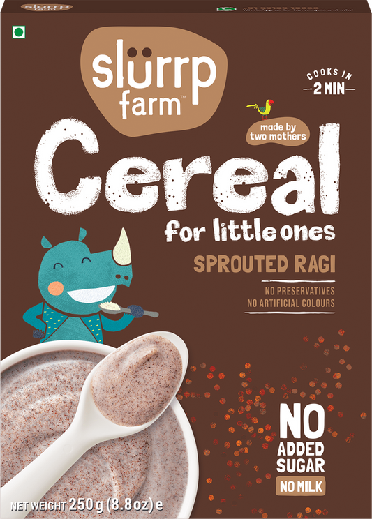 Slurrp Farm Sprouted Ragi Cereal For Little ones - 250 gm