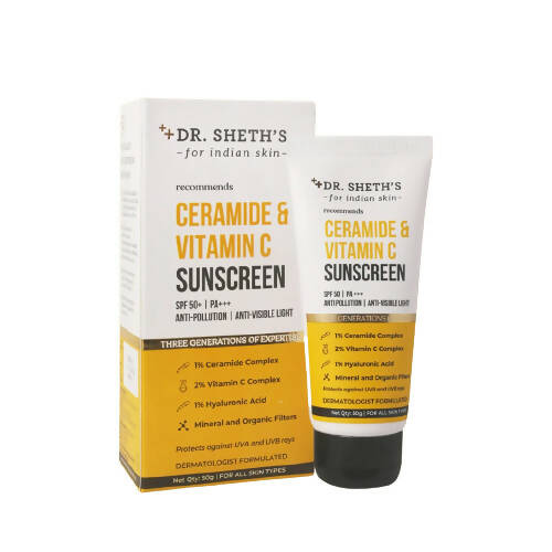 Dr. Sheth's Ceramide & Vitamin C Sunscreen 50 gm
