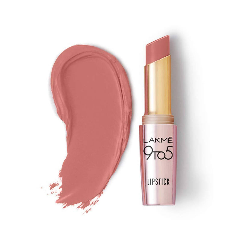 Lakme 9TO5 Primer + Matte Lipstick-Blushing Nude - 3.6 gm