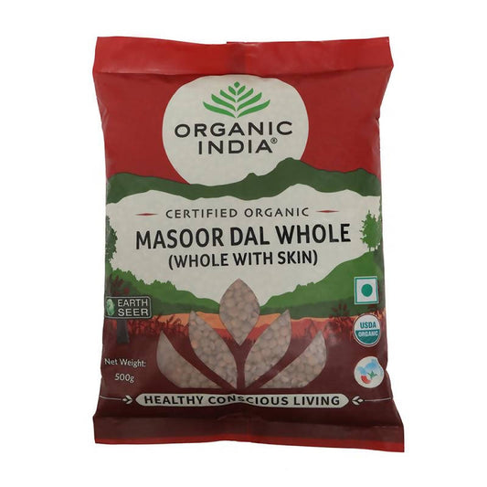 Organic India Masoor Dal Whole (Whole With Skin)