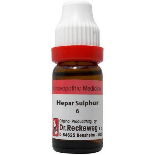 Dr. Reckeweg Hepar Sulphur Dilution (11 ml) - 6 CH - 11 ml