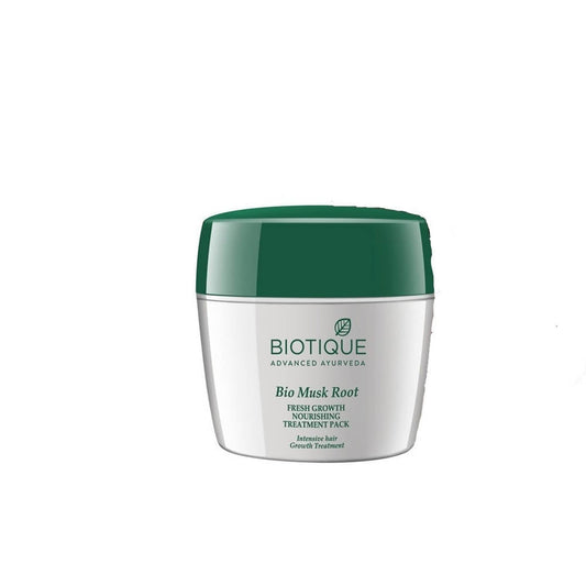 Biotique Advanced Ayurveda Bio Musk Root Fresh Hair Growth Nourishing Treatment Pack