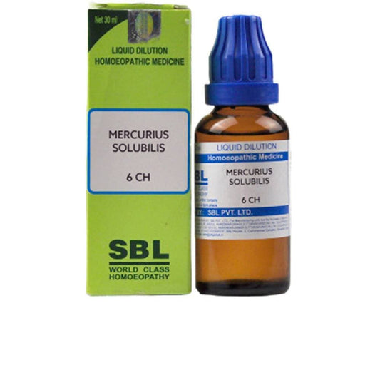 SBL Homeopathy Mercurius Solubilis Dilution - 6 CH - 30 ml