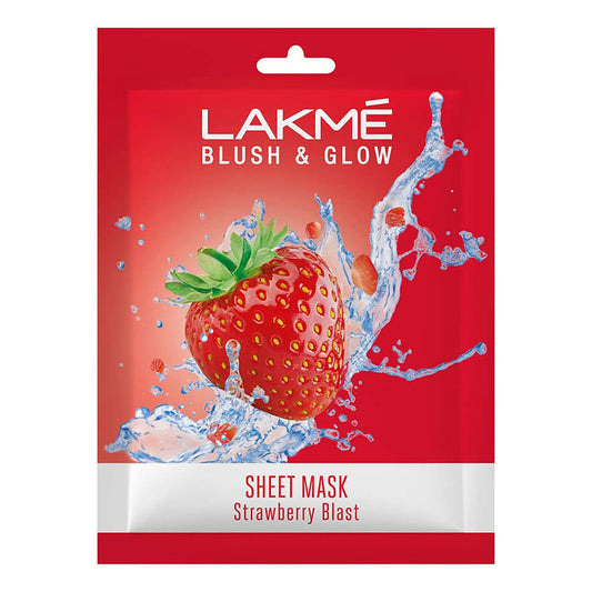 Lakme Blush And Glow Strawberry Sheet Mask - 20 ml