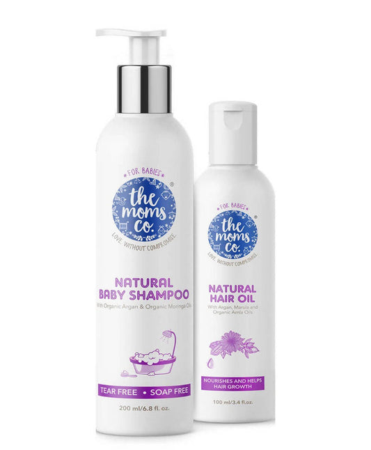 The Moms Co Natural Hair Care Essentials For Baby - 300 Ml