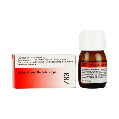 Dr. Reckeweg R87 Bacterol - Anti Bacterial Drops - 30 ml